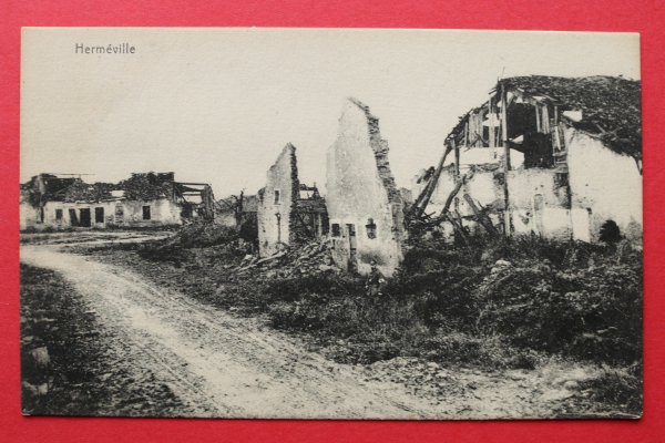 Ansichtskarte AK Herméville  1910-1930 Zerstörung Ruine Krieg Frankreich France 55 Meuse